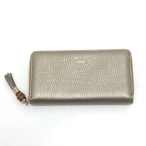 GUCCI Gold Bamboo Wallet